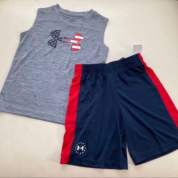 Under Armour American print short set 2283 - Picture 4 of 4